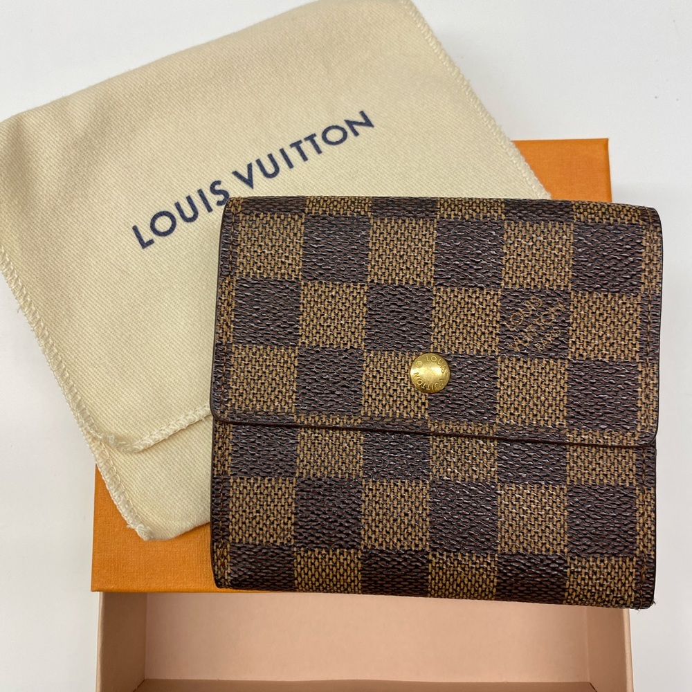 *S   O   L   D  *Authentic LVDamier Elise Wallet with dust bag and box included.